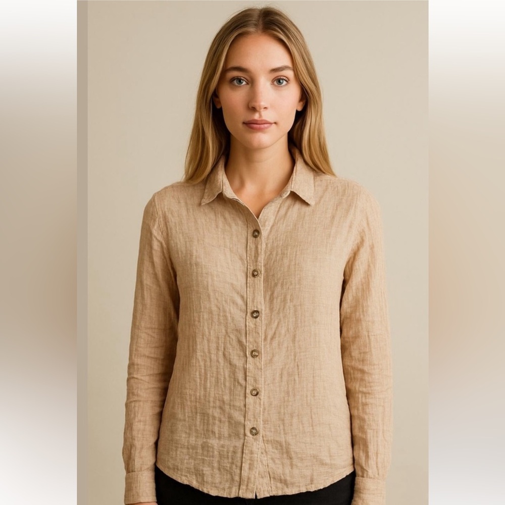 Tahari linen shirt